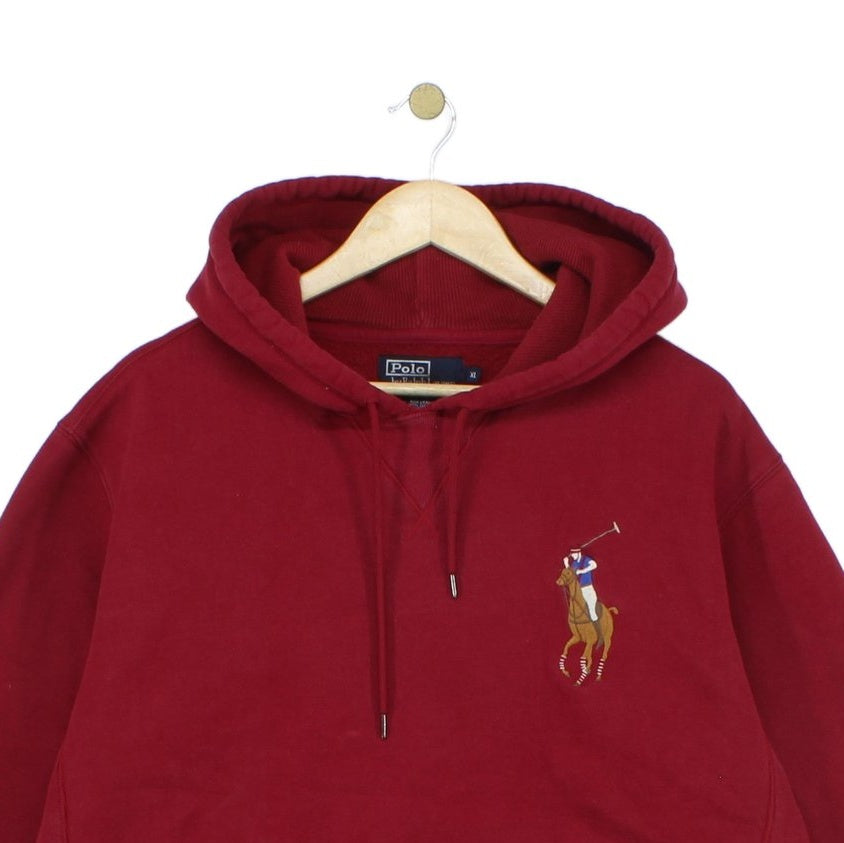Mens Hoodie Embroidered Big Pony
