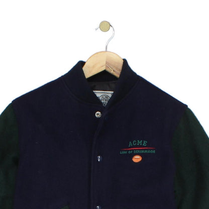 Boys Varsity Jacket Usa Made Cartoon Wool
