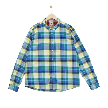 Mens Plaid Shirt Made In Portugal Button Up
