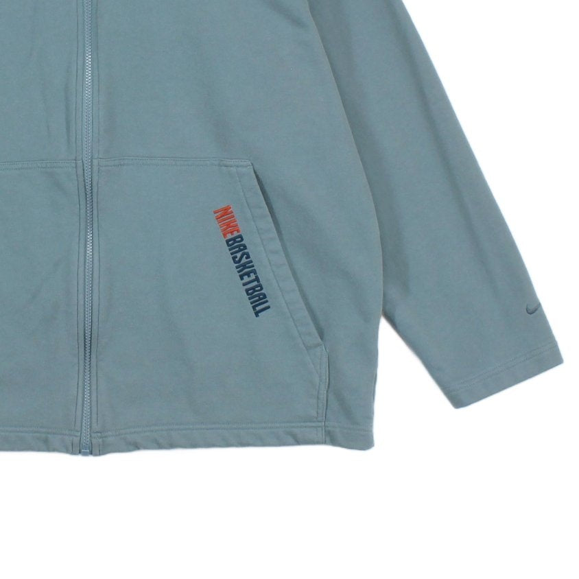 Mens Vintage Sweatshirt Basketball Full Zip Oversized