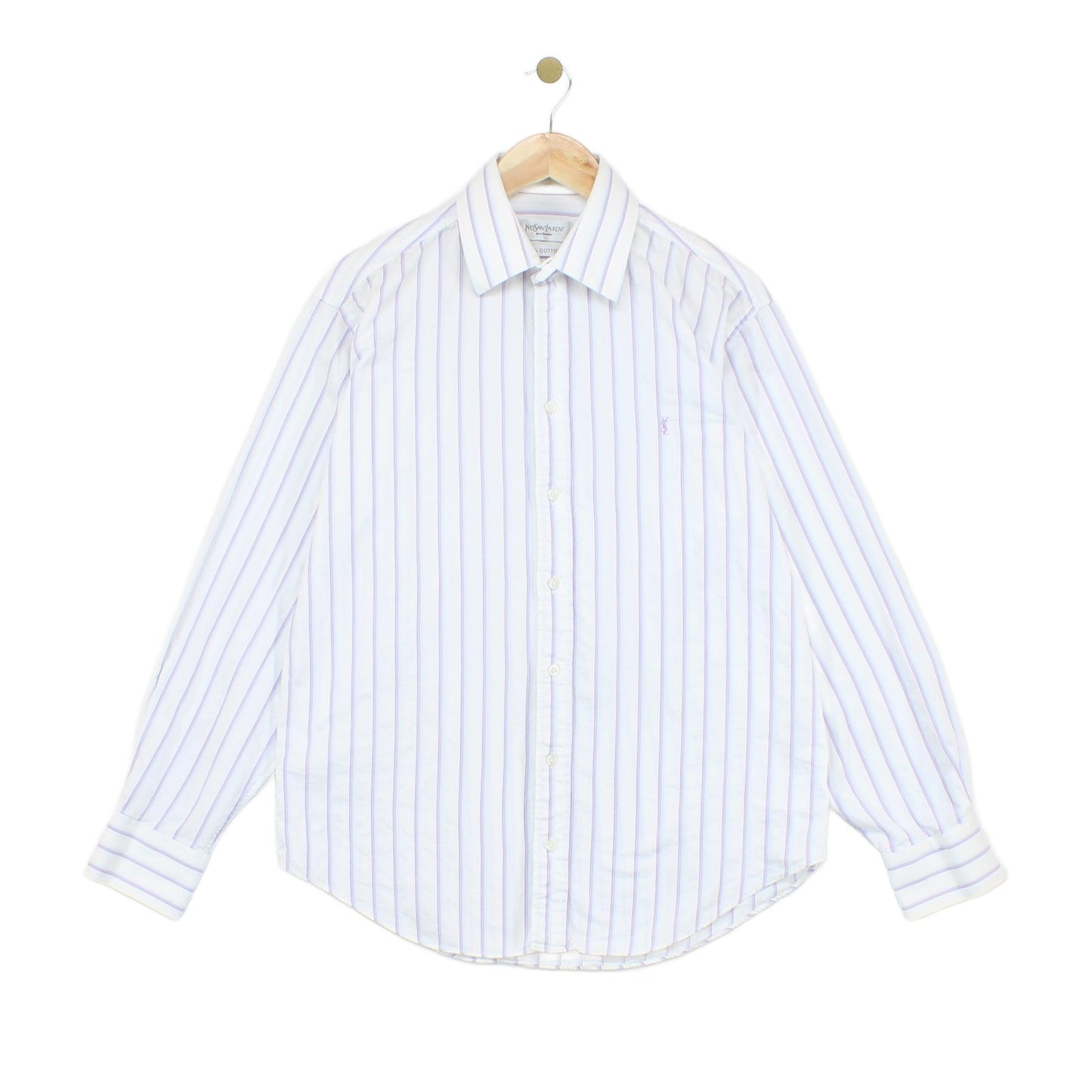 Mens Striped Shirt Formal Classic