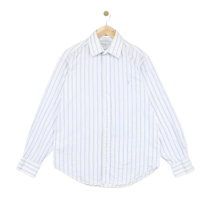 Mens Striped Shirt Formal Classic