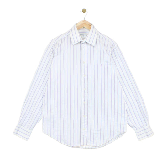 Mens Striped Shirt Formal Classic