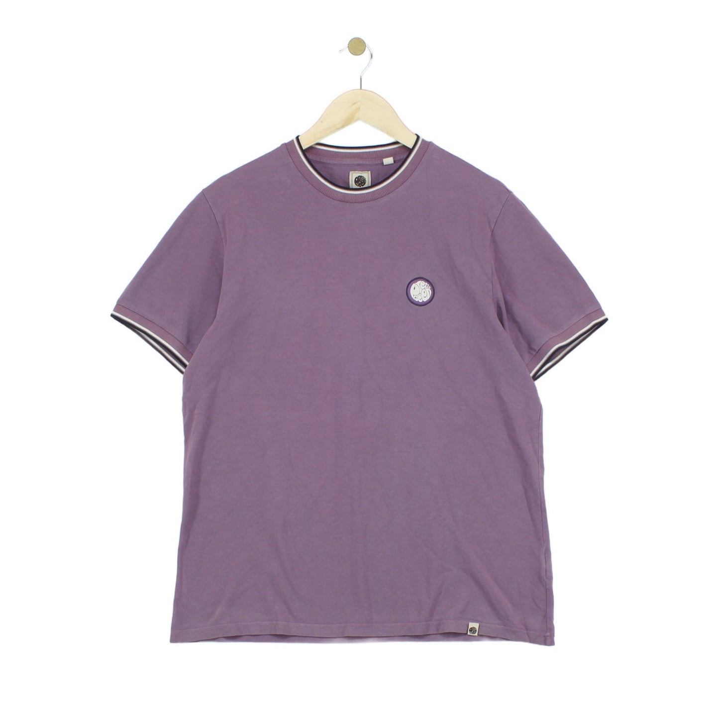 Mens T-Shirt Short Sleeve Pique Cotton