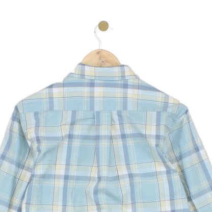 Mens Plaid Shirt Custom Fit Long Sleeve Casual