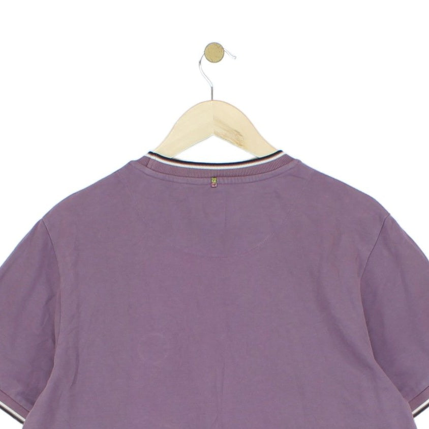 Mens T-Shirt Short Sleeve Pique Cotton