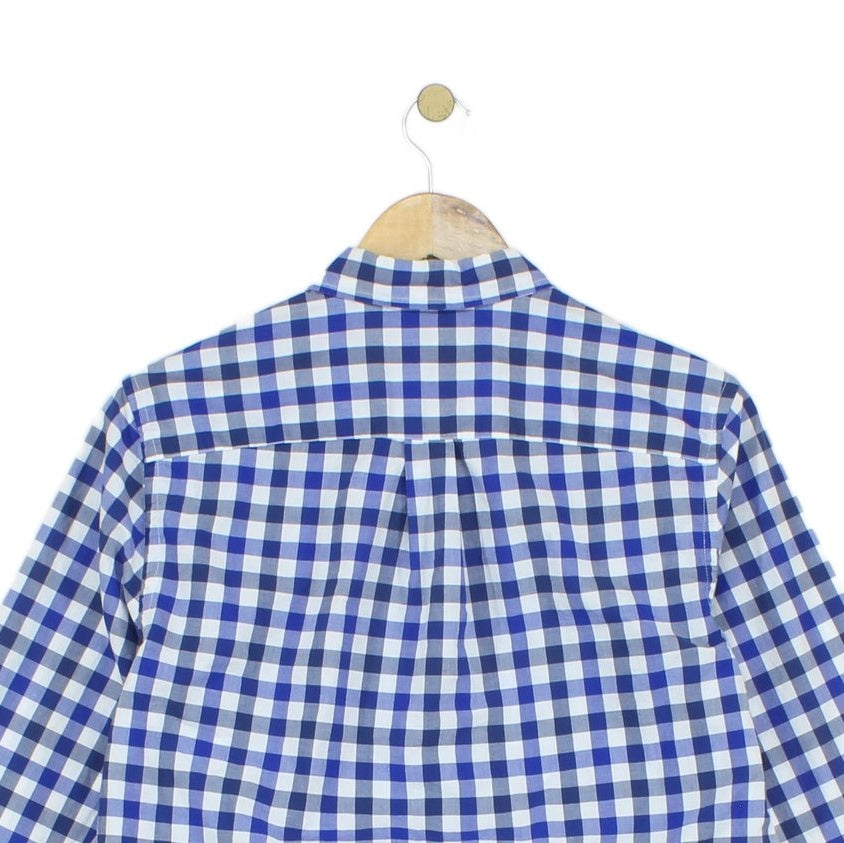 Boys Plaid Shirt Check Long Sleeve