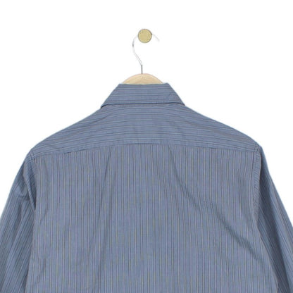 Mens Striped Shirt Long Sleeve Formal