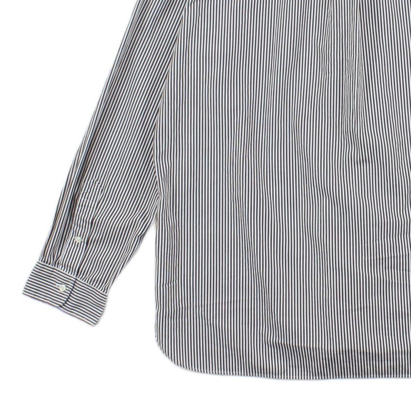 Mens Striped Shirt Button Down Stretch Long Sleeve