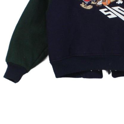 Boys Varsity Jacket Usa Made Cartoon Wool