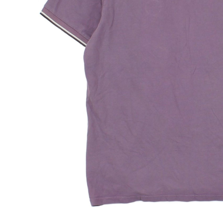 Mens T-Shirt Short Sleeve Pique Cotton