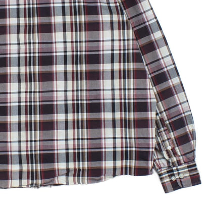Mens Plaid Shirt Check Long Sleeve