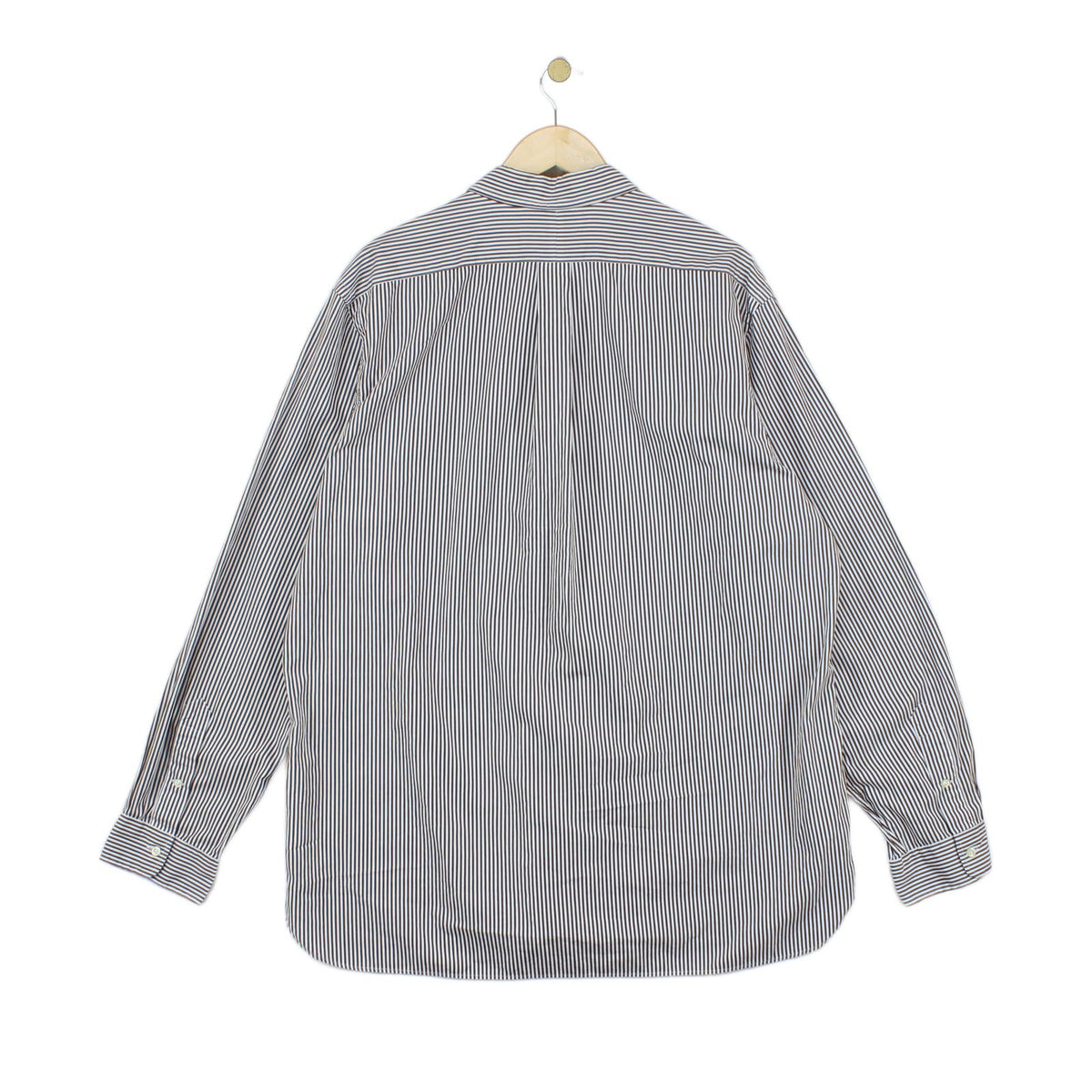 Mens Striped Shirt Button Down Stretch Long Sleeve
