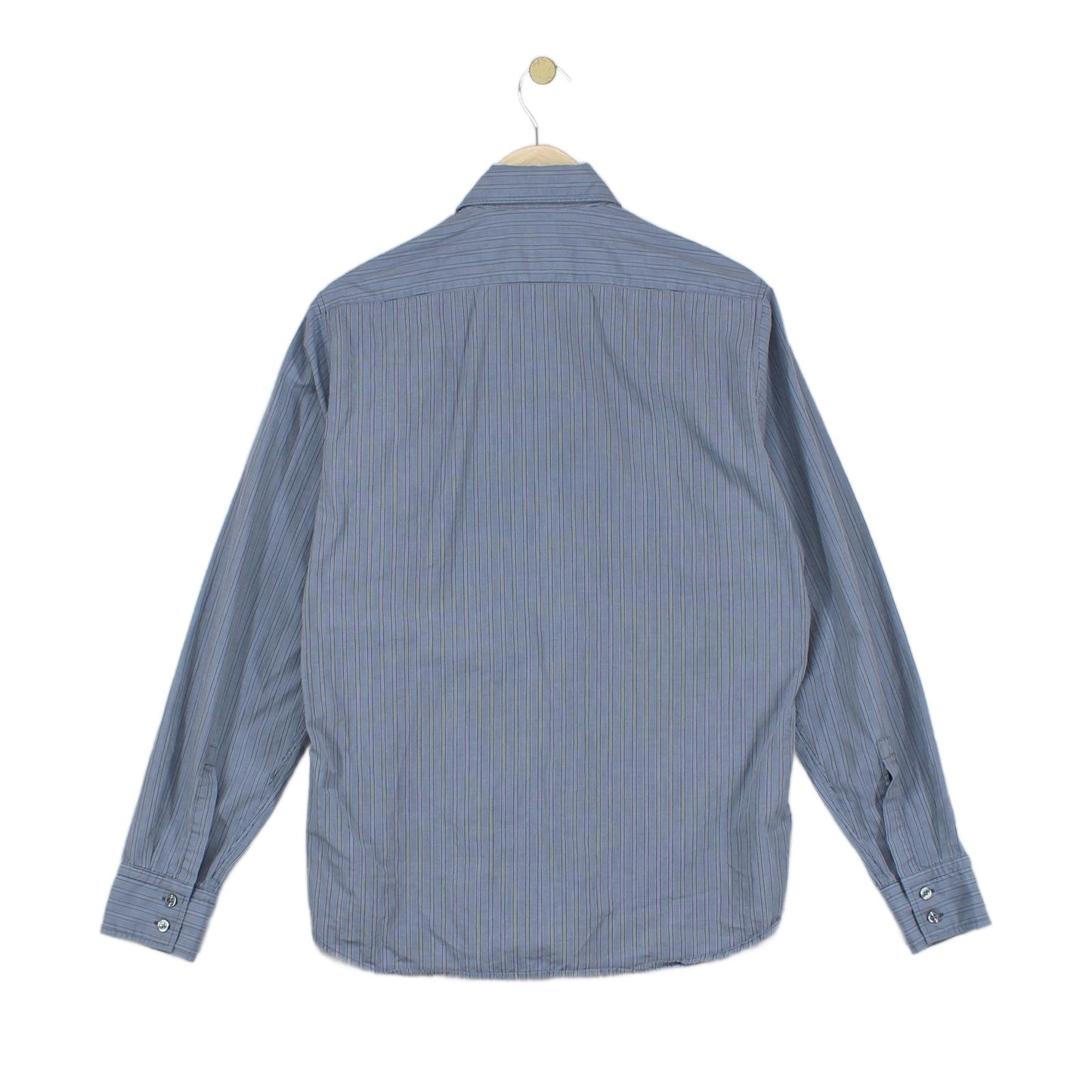 Mens Striped Shirt Long Sleeve Formal