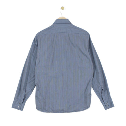 Mens Striped Shirt Long Sleeve Formal