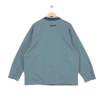 Mens Vintage Sweatshirt Basketball Full Zip Oversized