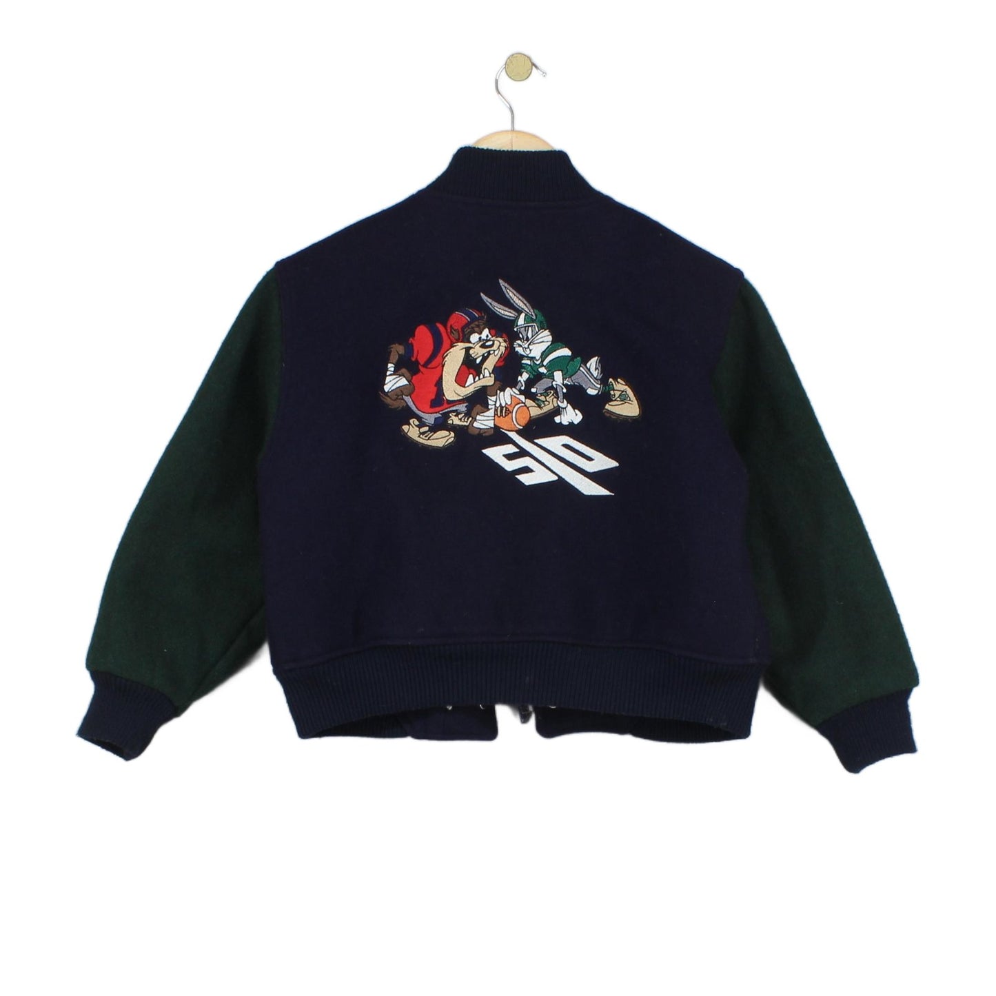 Boys Varsity Jacket Usa Made Cartoon Wool