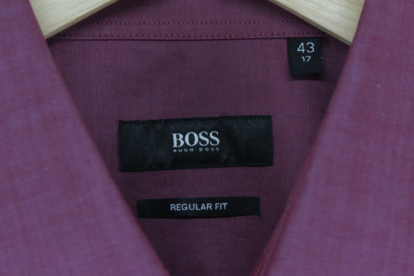 Mens Shirt Long Sleeve Collared Regular Fit