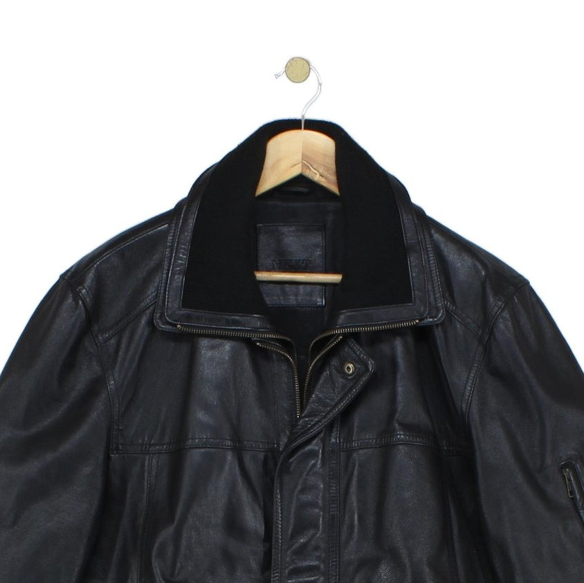 Mens Leather Jacket Heavyweight