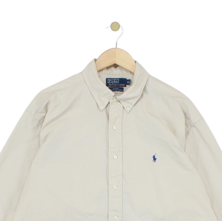 Mens Shirt Button Down Classic Long Sleeve