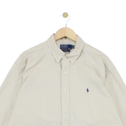 Mens Shirt Button Down Classic Long Sleeve