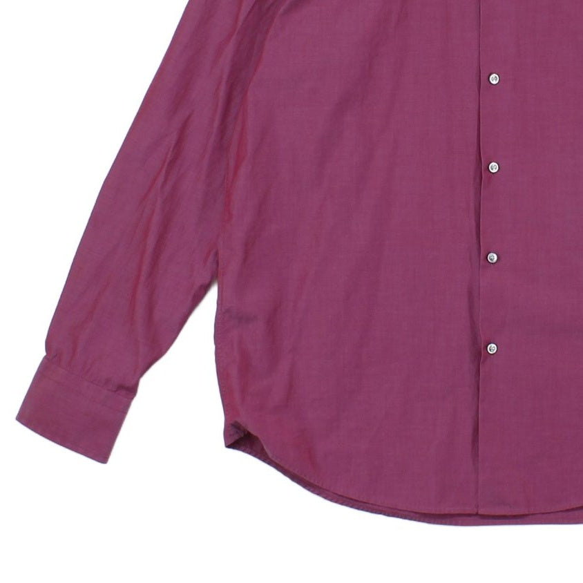 Mens Shirt Long Sleeve Collared Regular Fit