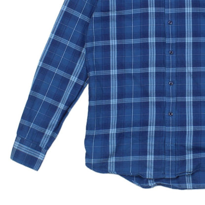 Mens Plaid Shirt Long Sleeve Button Up