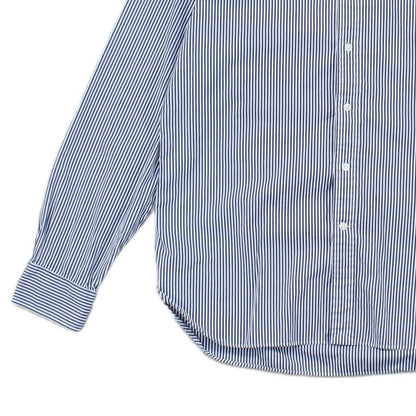 Mens Striped Shirt Button Up Collared