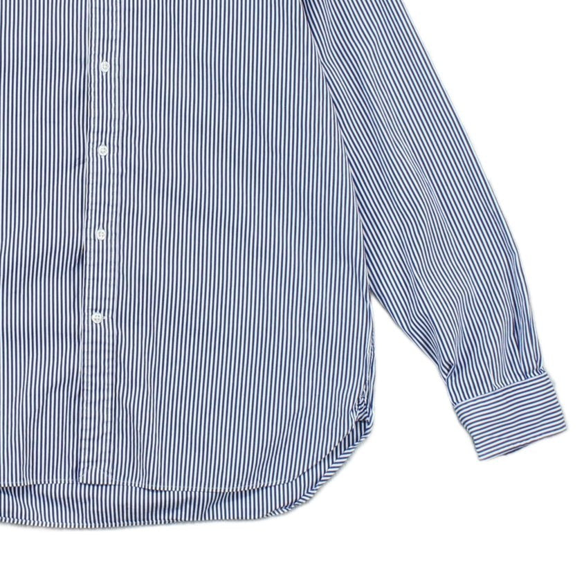 Mens Striped Shirt Button Up Collared
