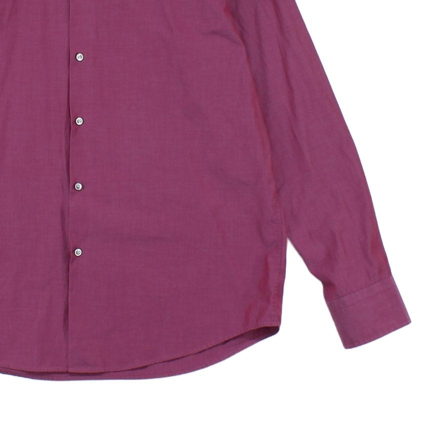 Mens Shirt Long Sleeve Collared Regular Fit