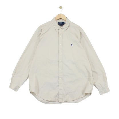 Mens Shirt Button Down Classic Long Sleeve