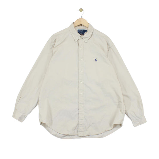 Mens Shirt Button Down Classic Long Sleeve