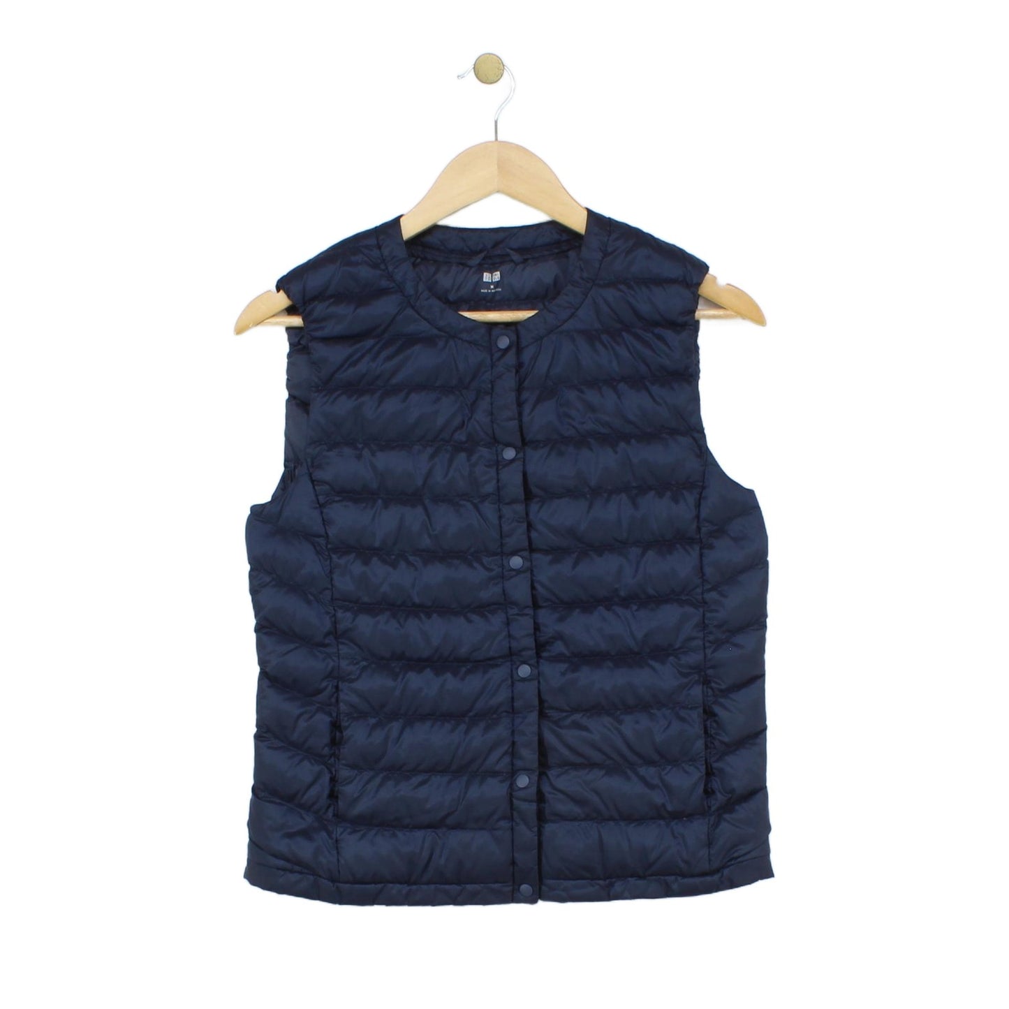 Womens Bodywarmer Lightweight Puffer Sleeveless Down Snap