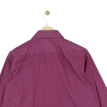 Mens Shirt Long Sleeve Collared Regular Fit