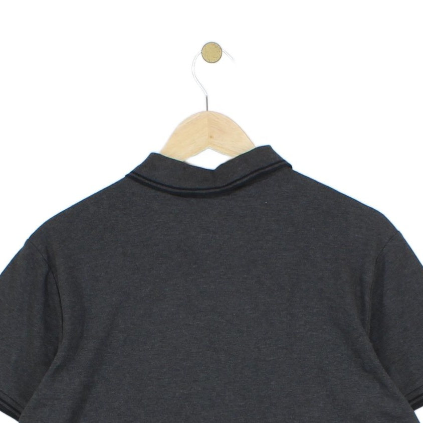 Mens Polo Shirt Stretch Short Sleeve Slim Fit