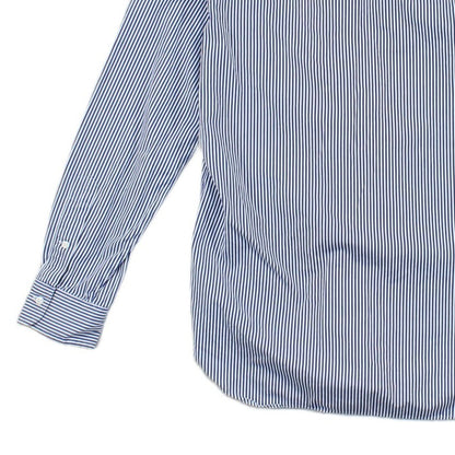 Mens Striped Shirt Button Up Collared