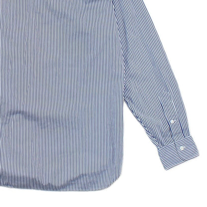 Mens Striped Shirt Button Up Collared