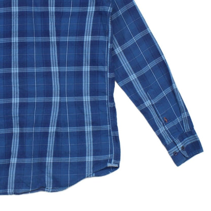 Mens Plaid Shirt Long Sleeve Button Up