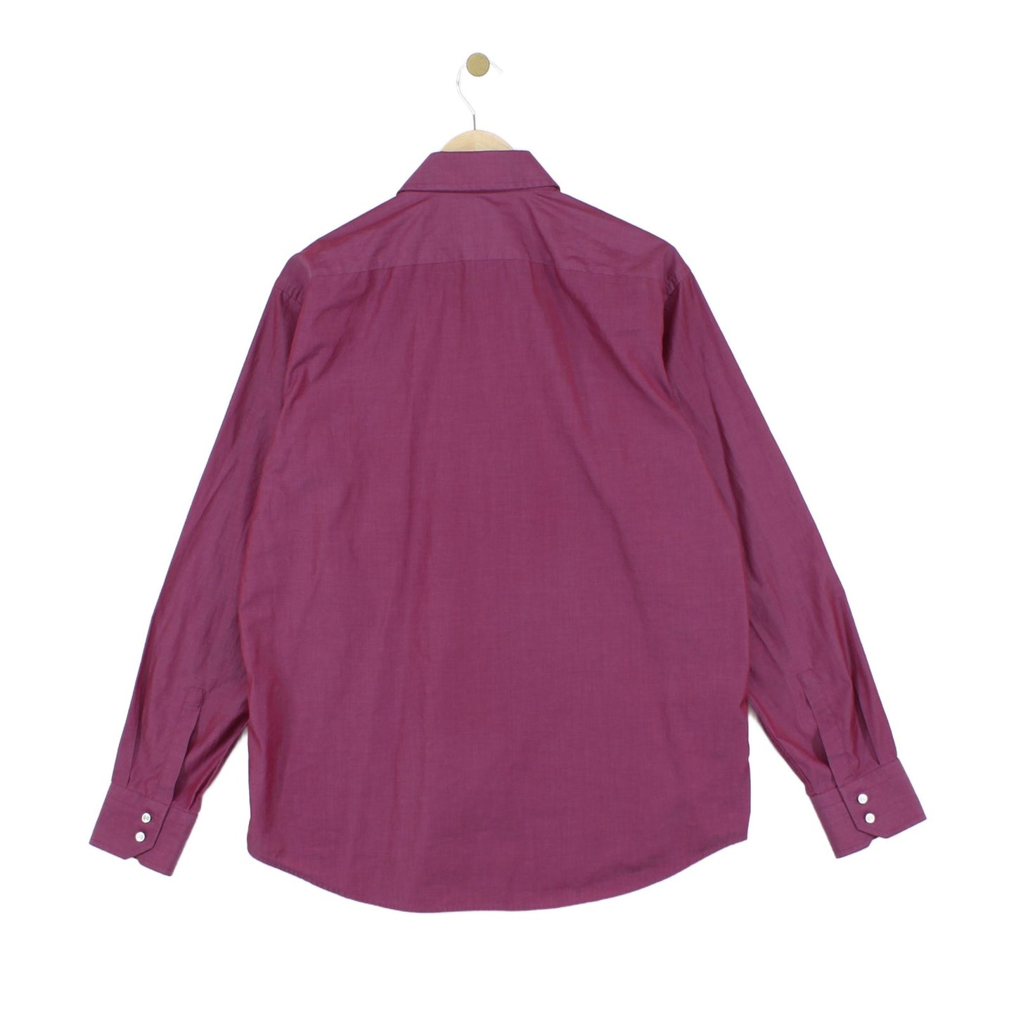 Mens Shirt Long Sleeve Collared Regular Fit