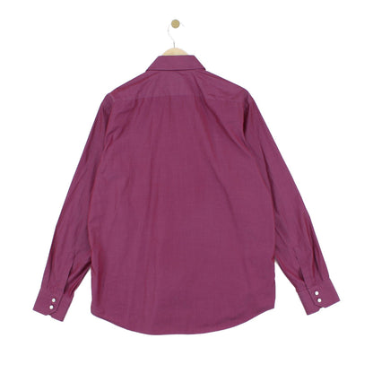 Mens Shirt Long Sleeve Collared Regular Fit
