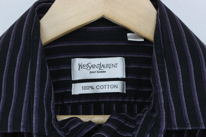 Mens Striped Shirt Long Sleeve