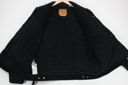 Mens Sherpa Corduroy Jacket Snap Lined