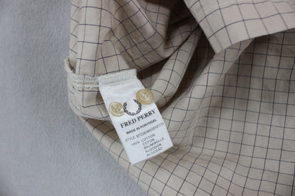 Mens Check Shirt Short Sleeve