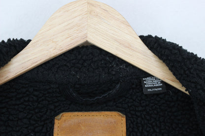 Mens Sherpa Corduroy Jacket Snap Lined