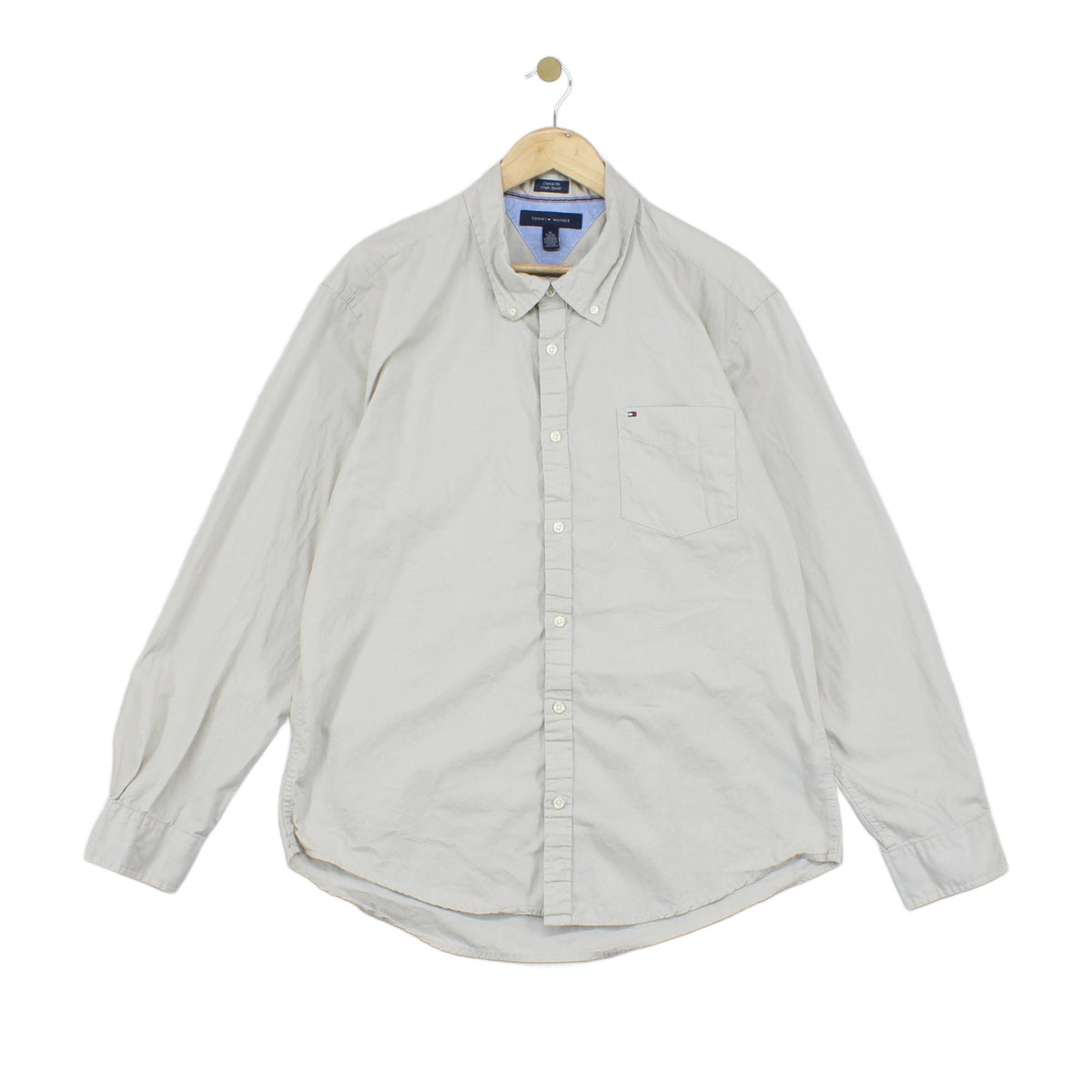Mens Shirt Custom Fit Long Sleeve Button Up