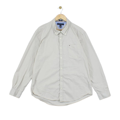Mens Shirt Custom Fit Long Sleeve Button Up