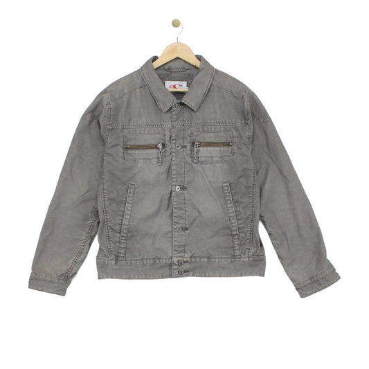 Mens Corduroy Jacket Full Zip Outdoor