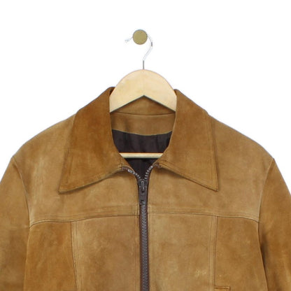 Womens Suede Bomber Jacket 70S