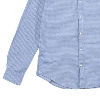Mens Shirt Slim Fit Stretch Long Sleeve Office