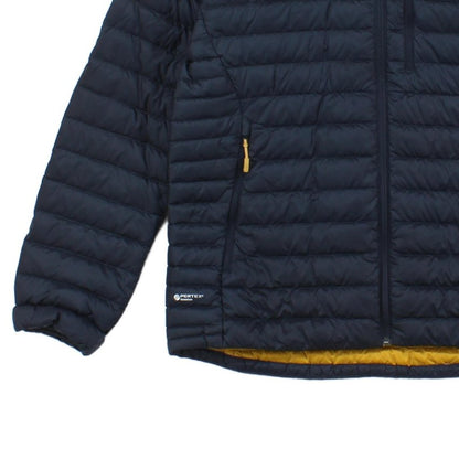 Mens Microlight Alpine Quilted Jacket Hooded Outdoor Down